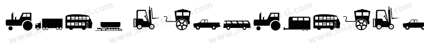 show transportation字体转换